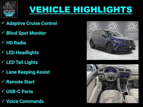 Used 2024 Volkswagen Tiguan SE AWD/4WD image 3