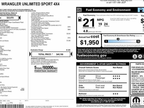 Used 2021 Jeep Wrangler Unlimited Sport image 25