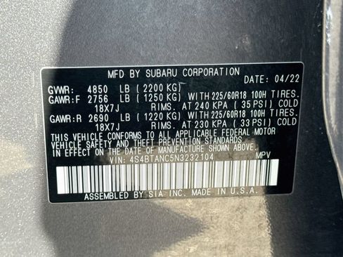 Used 2022 Subaru Outback Limited AWD/4WD image 42