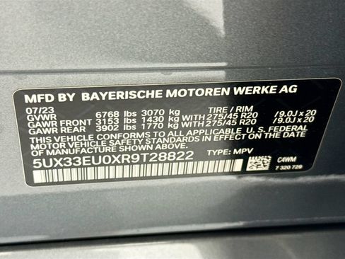 Certified 2024 BMW X5 M60i AWD/4WD image 34