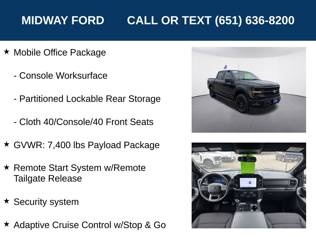 Certified 2024 Ford F150 XLT w/ Equipment Group 302A MID AWD/4WD image 25