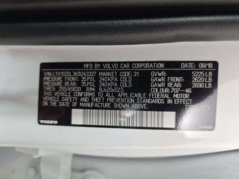 Used 2019 Volvo XC60 T5 Inscription w/ Protection Package Premier FWD image 34