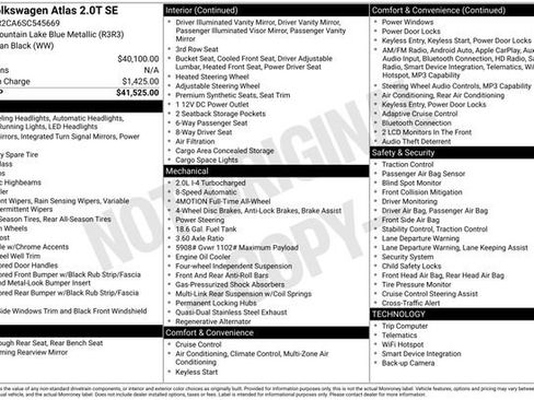 Used 2025 Volkswagen Atlas SE image 9