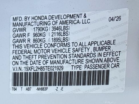 Certified 2026 Honda Civic Sport image 33