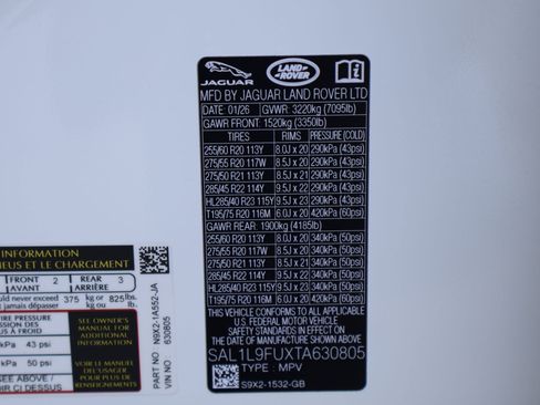 New 2026 Land Rover Range Rover Sport Dynamic SE image 20