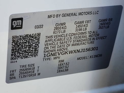 Used 2022 Chevrolet Traverse LT image 27