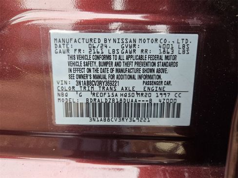 Used 2024 Nissan Sentra SV w/ All-Weather Package image 28