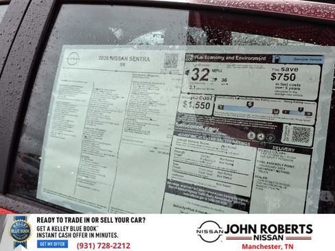 New 2026 Nissan Sentra SR w/ SR Premium Package FWD image 22