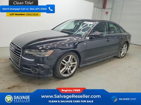 Used 2016 Audi A6 2.0T Premium Plus w/ Premium Plus Package AWD/4WD image 1