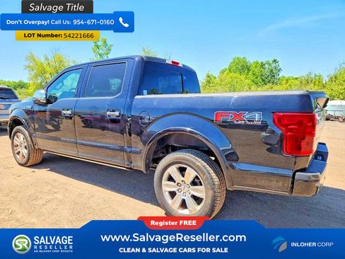 Used 2019 Ford F150 Platinum w/ Equipment Group 701A Luxury AWD/4WD image 3
