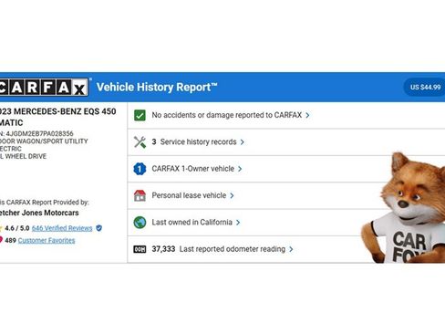 Used 2023 Mercedes-Benz EQS 450+ 4MATIC SUV image 4