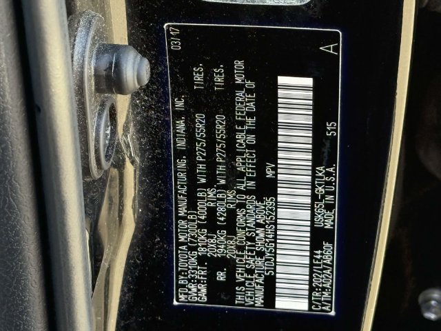Used 2017 Toyota Sequoia Limited w/ Safety & Convenience Package AWD/4WD image 22