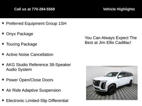 Certified 2026 Cadillac Escalade ESV Platinum Sport w/ LPO, ONYX Package AWD/4WD image 5