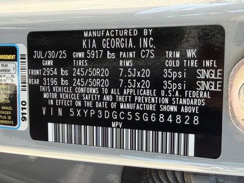 Used 2025 Kia Telluride EX X-Line AWD/4WD image 30