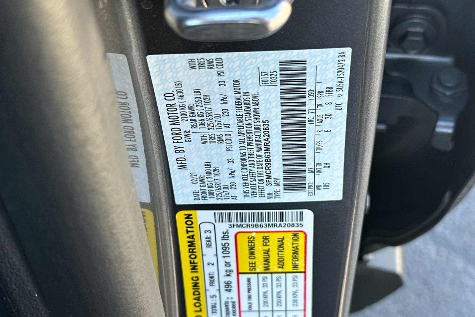Certified 2021 Ford Bronco Sport Big Bend AWD/4WD image 28