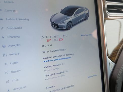 Used 2016 Tesla Model S P90D image 9