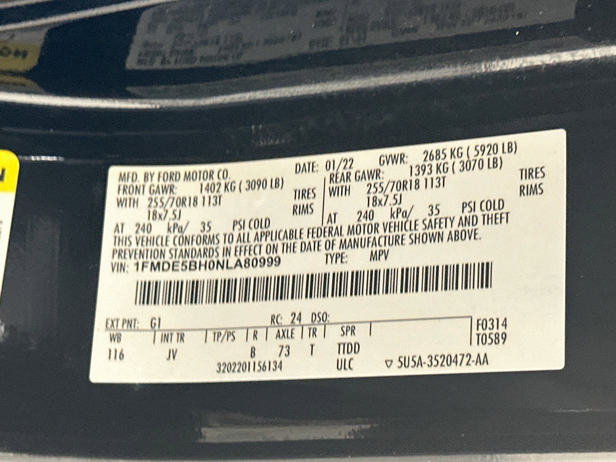 Used 2022 Ford Bronco Outer Banks AWD/4WD image 12