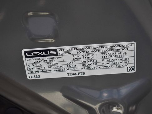 New 2026 Lexus RX 500h F Sport image 27