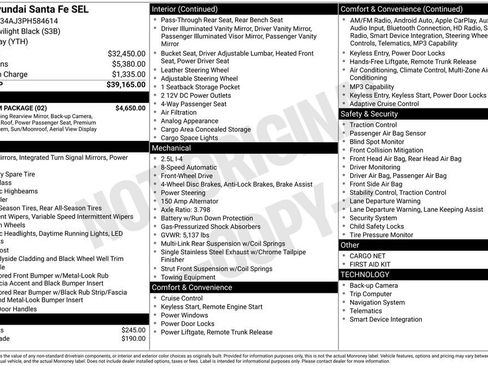 Used 2023 Hyundai Santa Fe SEL w/ Premium Package FWD image 9