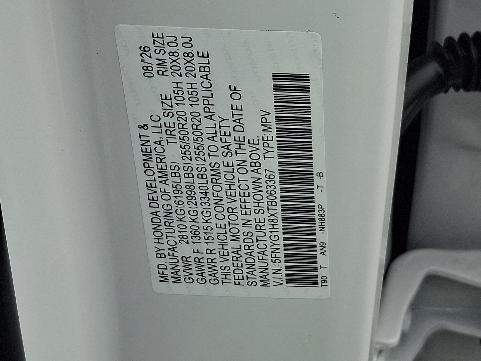 New 2026 Honda Pilot Elite image 10