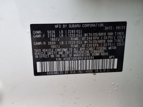 Used 2024 Subaru Outback Limited XT image 33