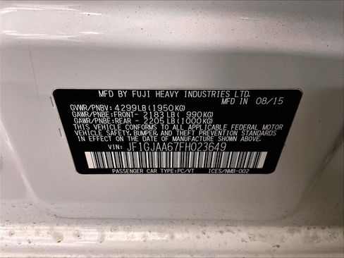 Used 2015 Subaru Impreza 2.0i image 34