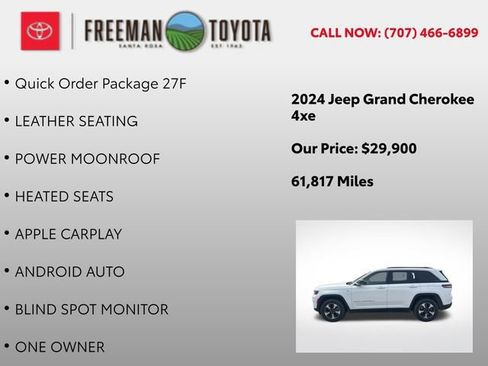 Used 2024 Jeep Grand Cherokee Limited 4xe AWD/4WD image 5