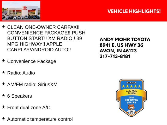 Used 2023 Toyota Camry LE w/ Convenience Package FWD image 2