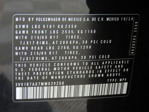 Used 2021 Volkswagen Tiguan S image 35