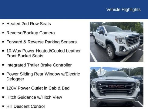 Used 2021 GMC Sierra 1500 SLT w/ SLT Premium Package AWD/4WD image 4