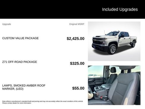 Used 2026 Chevrolet Silverado 2500 Custom w/ Custom Value Package AWD/4WD image 5