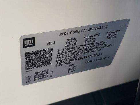 New 2026 Chevrolet Tahoe LS w/ LPO, Dark Essentials Package image 30