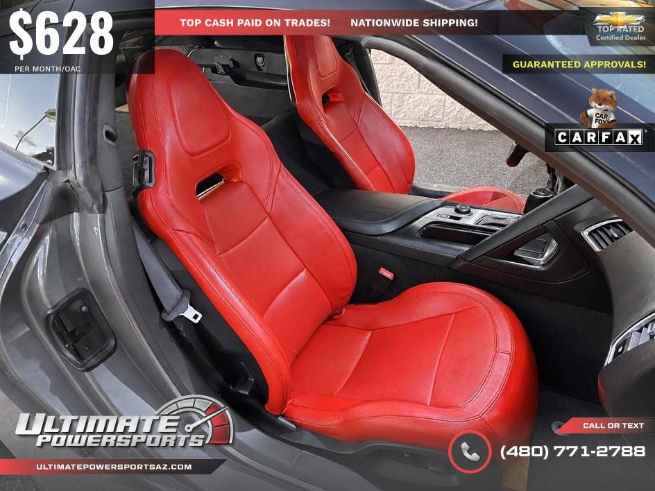 Used 2016 Chevrolet Corvette Stingray Coupe w/ Carbon Flash Badge Package RWD image 82