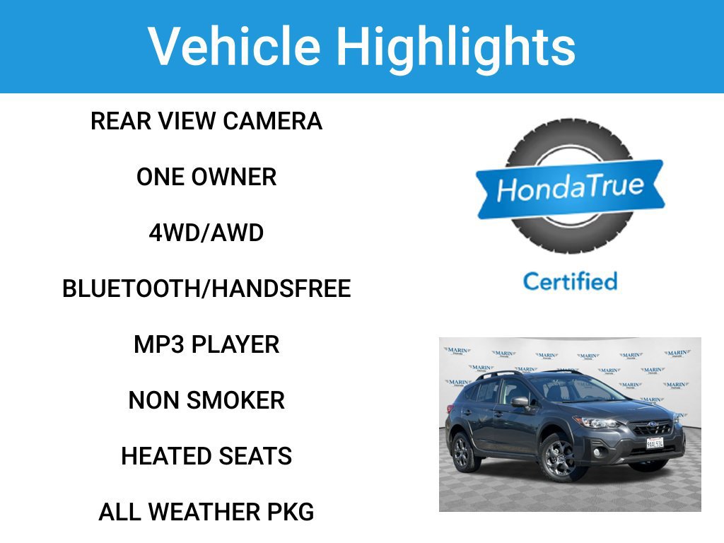 Used 2022 Subaru Crosstrek 2.5i Sport w/ Moonroof Package AWD/4WD image 7