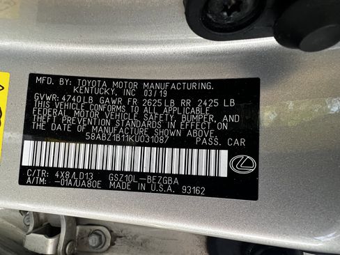 Used 2019 Lexus ES 350 w/ Premium Package image 50