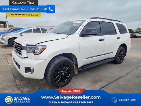 Used 2021 Toyota Sequoia Nightshade w/ Safety & Convenience Package RWD image 1