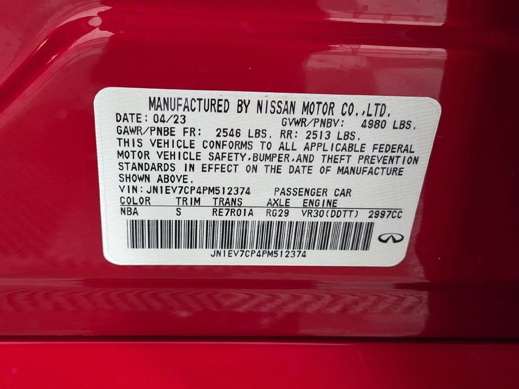 Used 2023 INFINITI Q50 Sensory RWD image 42