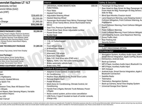 Used 2025 Chevrolet Equinox LT w/ Convenience Package II FWD image 32