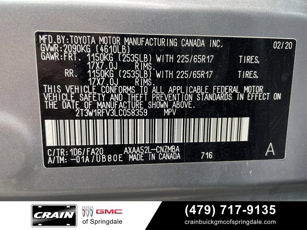 Used 2020 Toyota RAV4 XLE FWD image 33