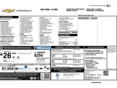 Used 2021 Chevrolet Trax LT image 3