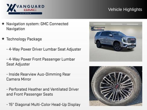 Used 2025 GMC Yukon Elevation w/ Elevation Premium Package AWD/4WD image 5