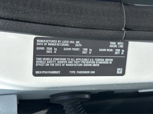 Used 2024 Lucid Air Pure RWD image 43