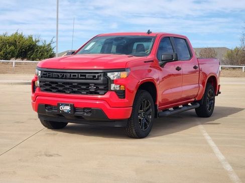 New 2026 Chevrolet Silverado 1500 Custom w/ Turbomax Blackout Package AWD/4WD image 3