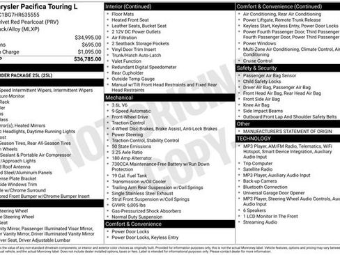 Used 2017 Chrysler Pacifica Touring-L FWD image 6