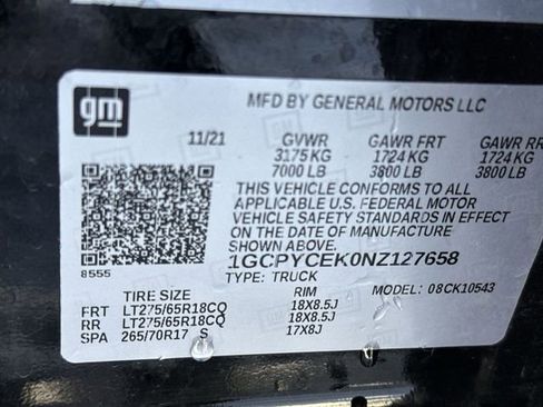 Used 2022 Chevrolet Silverado 1500 Custom Trail Boss w/ Safety Confidence Package image 29