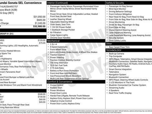 Used 2025 Hyundai Sonata SEL FWD image 3