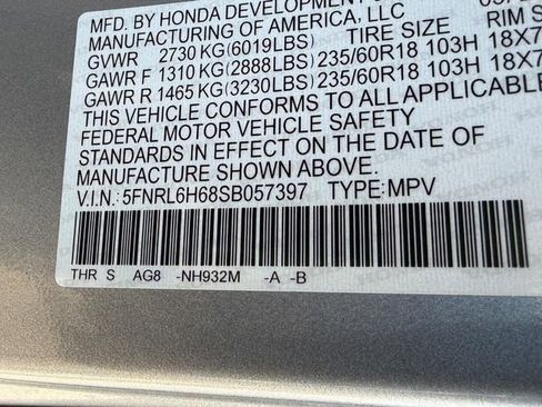 Used 2025 Honda Odyssey EX-L image 23