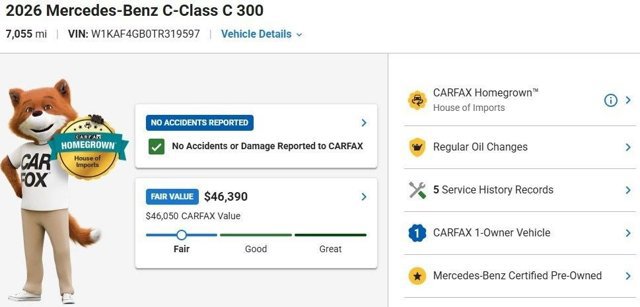 Certified 2026 Mercedes-Benz C 300 Sedan image 3