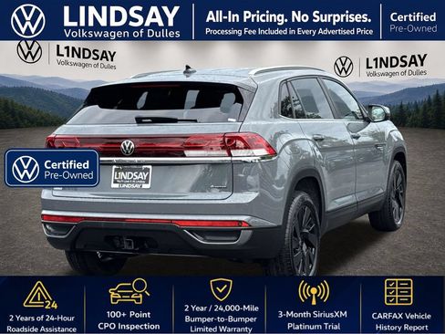 Used 2024 Volkswagen Atlas Cross Sport SE w/ Black Wheel Package AWD/4WD image 8