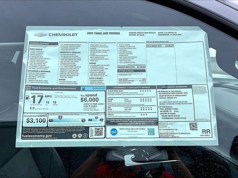 New 2025 Chevrolet Tahoe Premier image 13